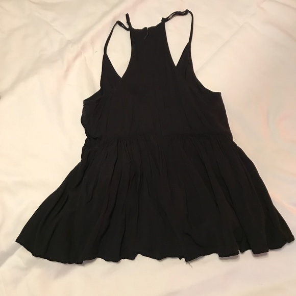 Black Express Razor Back Top - Picture 3 of 3